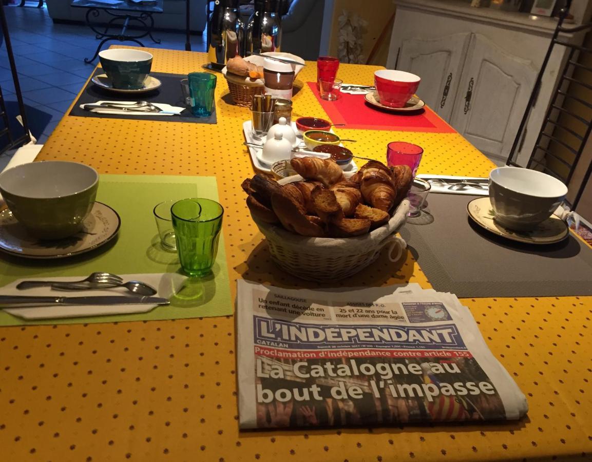 Chambres Table D'Hotes Carpe Diem Villeneuve-la-Riviere Екстер'єр фото